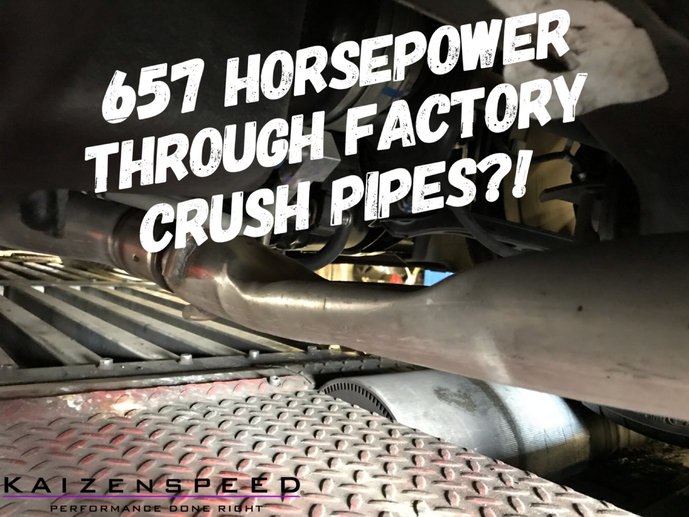 How restrictive are 6th gen Camaro crush pipes?