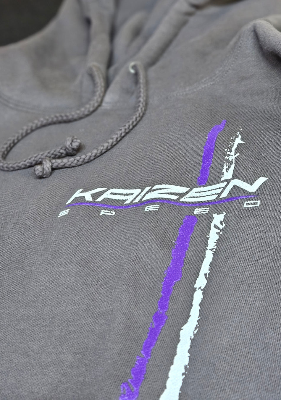 Kaizen Speed Limited Edition Distressed Logo Hoodie