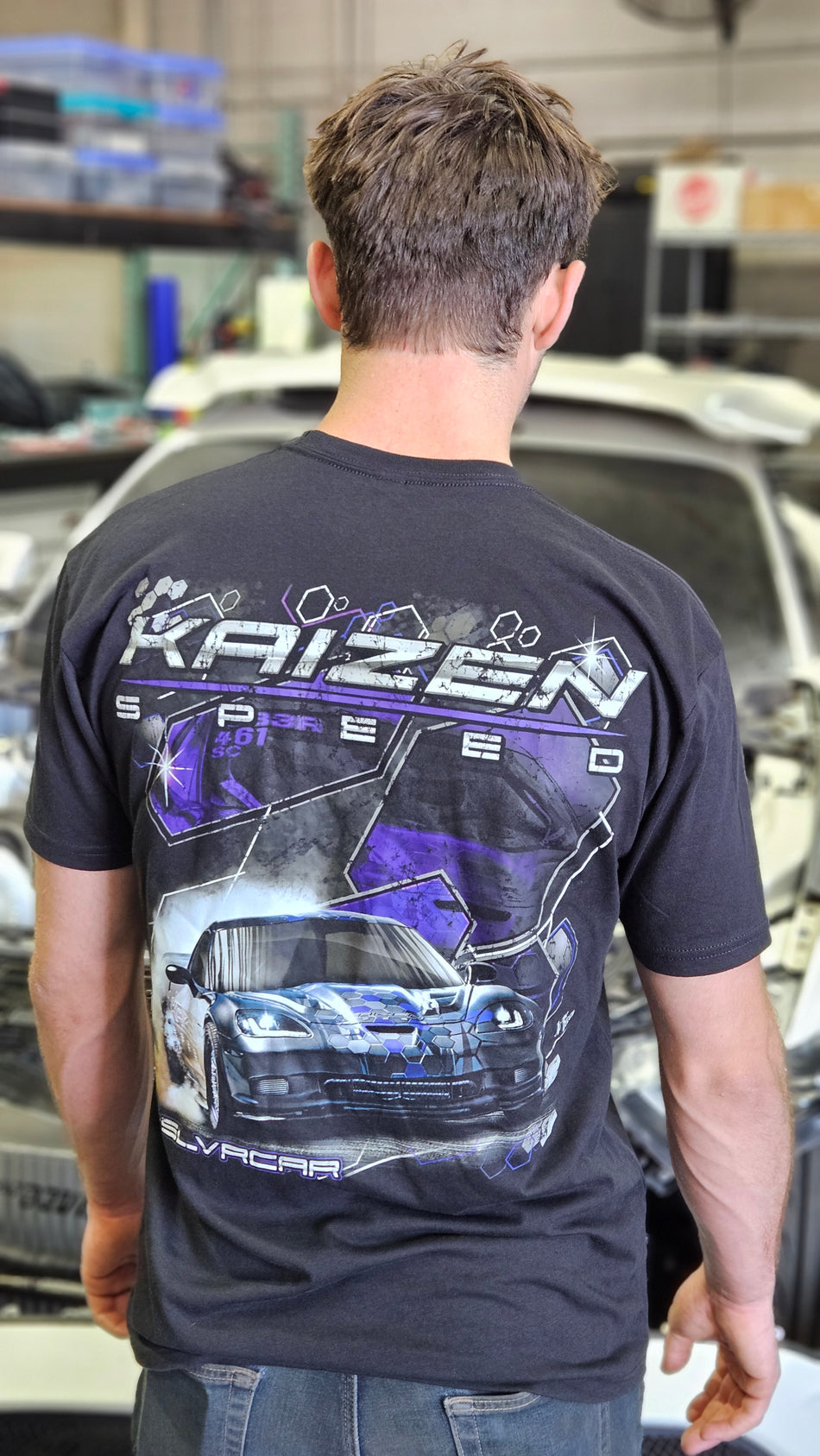 Kaizen Speed SlvrCar T-Shirt, Next Level Fit